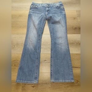 Miss Me Classic Blue Wide Leg Jeans Sz 30